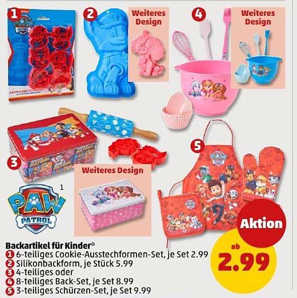 6-teiliges Cookie-Ausstechformen-Set, je Set 2,99