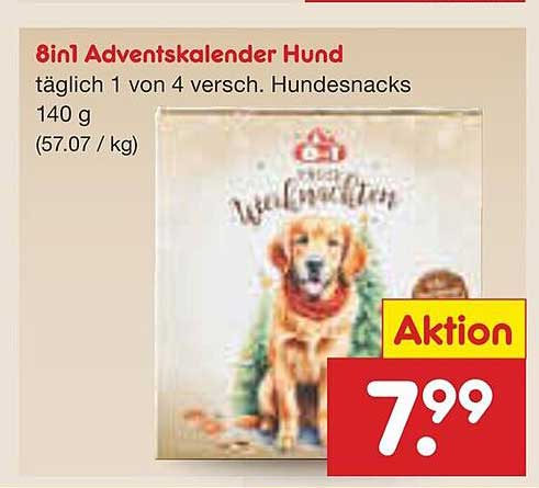8in1 Adventskalender Hund