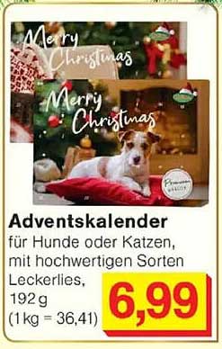 Adventskalender für Hunde oder Katzen, 192 g