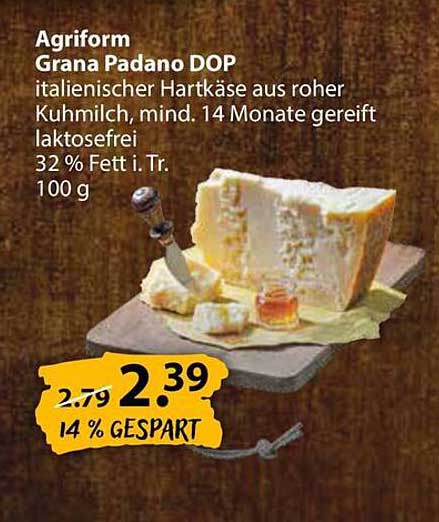 Agriform Grana Padano DOP, 100 g