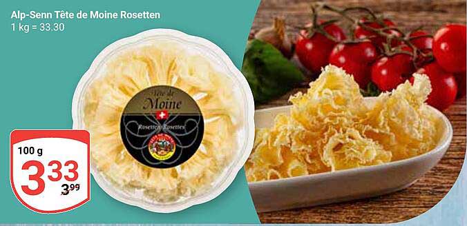 Alp-Senn Tête de Moine Rosetten