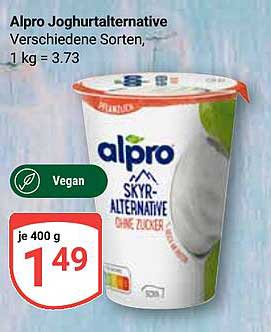 Alpro Joghurtalternative Verschiedene Sorten, 400 g