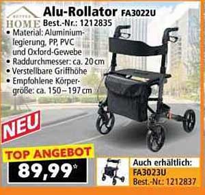 Alu-Rollator FA3022U