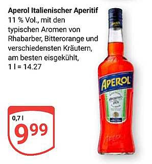 Aperol Italienischer Aperitif 0,7l