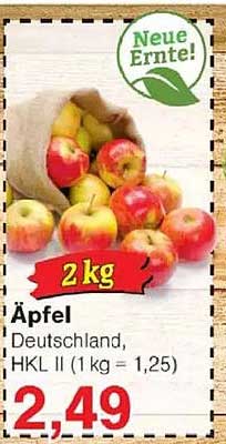 Äpfel, 2 kg – Deutschland, HKL II