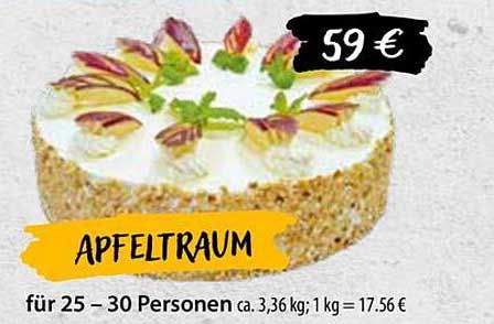 APFELTRAUM für 25 – 30 Personen
