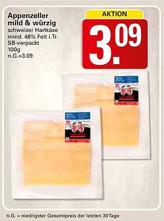 Appenzeller mild & würzig 100g