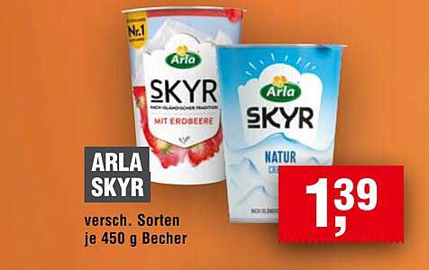 ARLA SKYR 450 g Becher – verschiedene Sorten