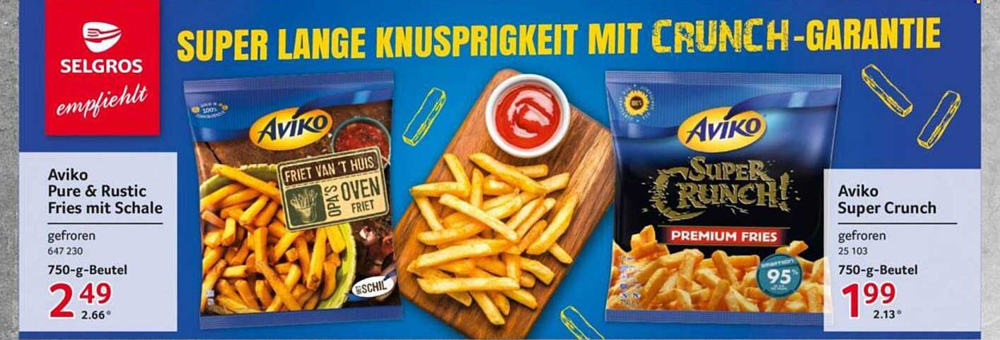 Aviko Super Crunch – Für die perfekten Pommes Frites!