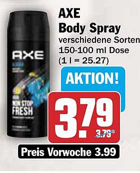 AXE Body Spray verschiedene Sorten 150-100 ml Dose