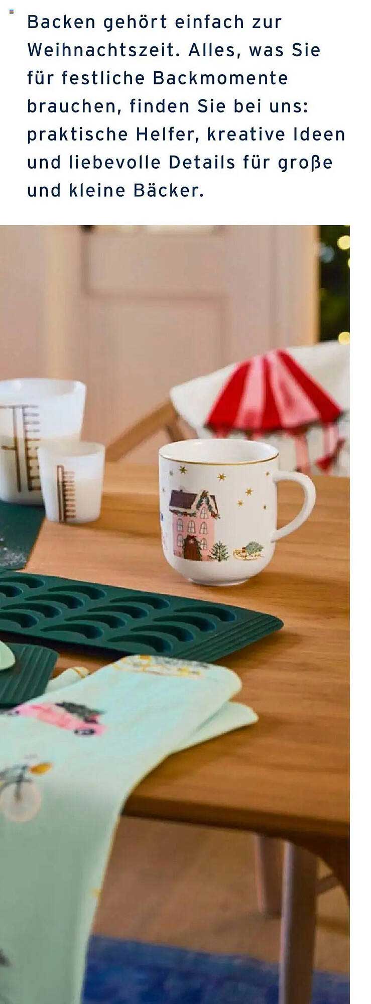 Backzubehör für die Weihnachtszeit - Festliches Backen mit Tchibo