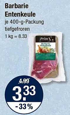 Barbarie Entenkeule je 400-g-Packung tiefgefroren