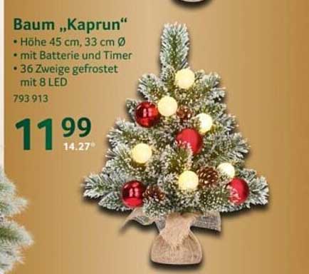 Baum „Kaprun“ - 45 cm Höhe, mit Batterie und Timer