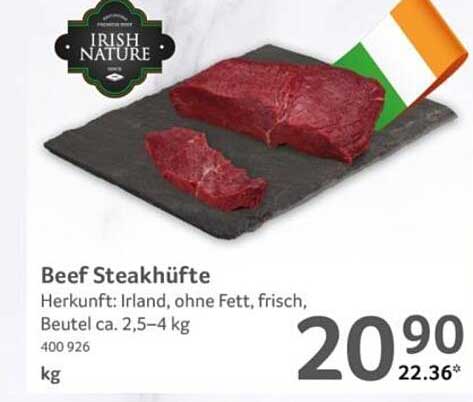 Beef Steakhüfte - Irische Qualität auf Ihrem Tisch