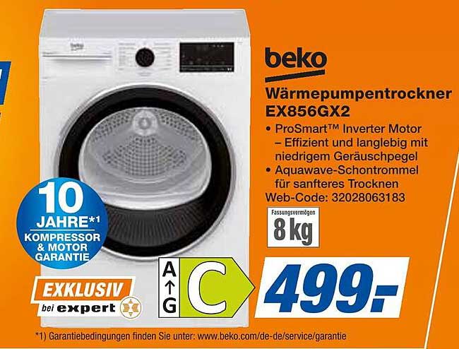 Beko Wärmepumpentrockner EX856GX2