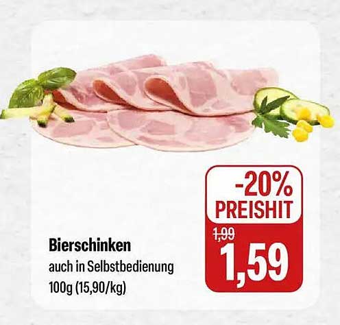 Bierschinken - 20% Rabatt im Feneberg-Prospekt