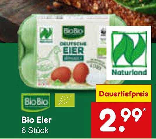 Bio Eier 6 Stück