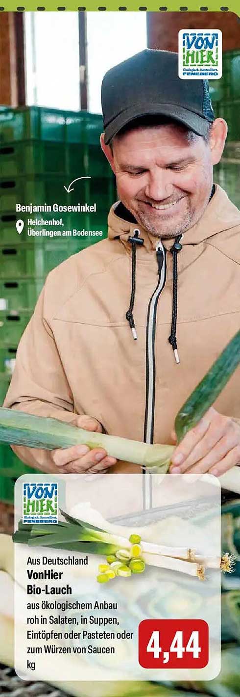 Bio-Lauch aus Deutschland, VON HIER