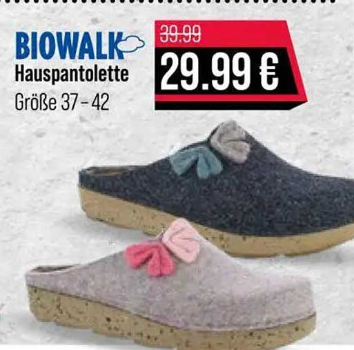 BIOWALK Hauspantoletten