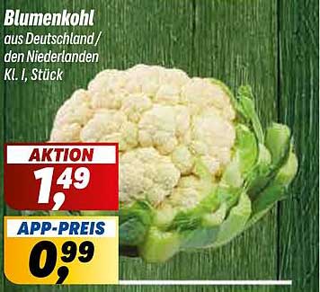 Blumenkohl aus Deutschland / den Niederlanden Kl. I, Stück