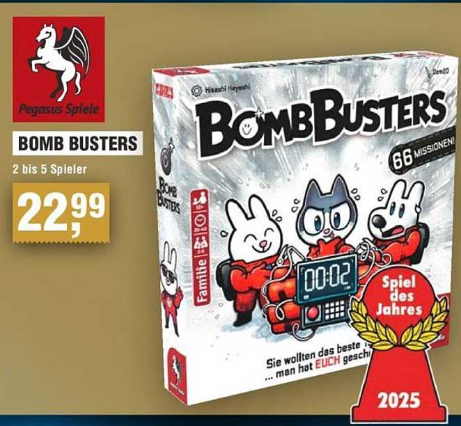 BOMB BUSTERS - Das spannende Familienspiel