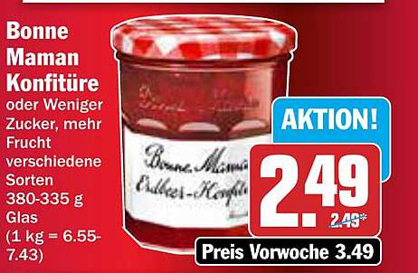 Bonne Maman Konfitüre - verschiedene Sorten 380-335 g
