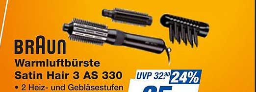 BRAUN Warmuftbürste Satin Hair 3 AS 330