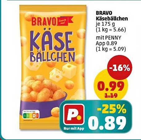 BRAVO Käsebällchen 175 g