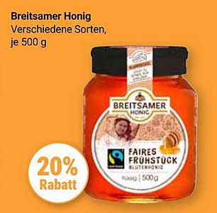 Breitsamer Honig, verschiedene Sorten, je 500 g