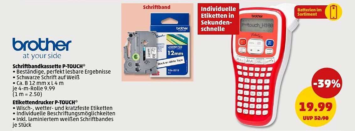 Brother Etikettendrucker P-TOUCH