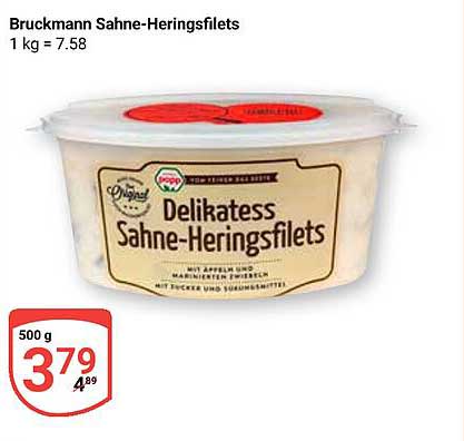 Bruckmann Sahne-Heringsfilets 500 g