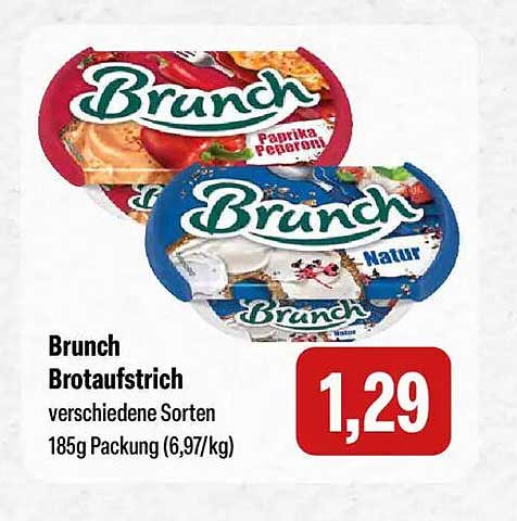Brunch Brotaufstrich verschiedene Sorten 185g
