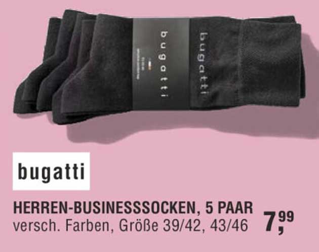 BUGATTI HERRN-BUSINESSSOCKEN, 5 PAAR