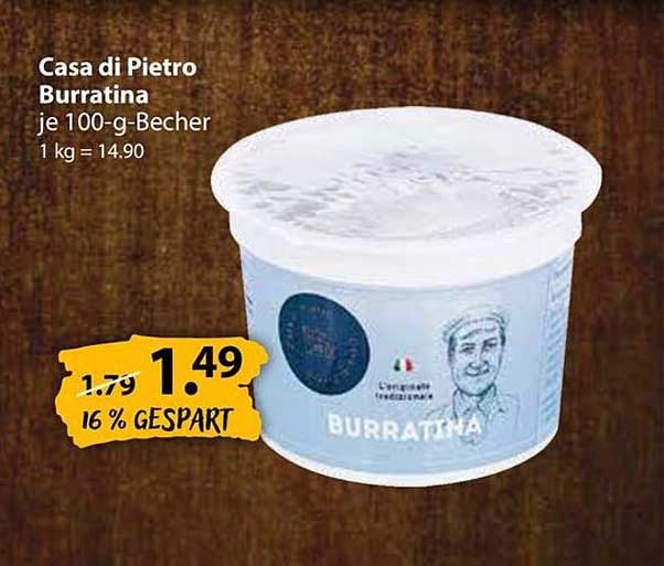 Casa di Pietro Burratina je 100-g-Belcher