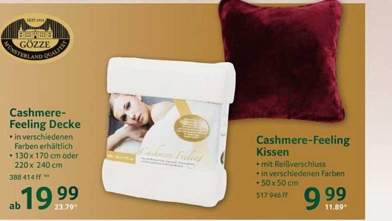 Cashmere-Feeling Kissen - mit Reißverschluss in verschiedenen Farben