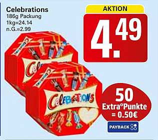 Celebrations 186g Packung