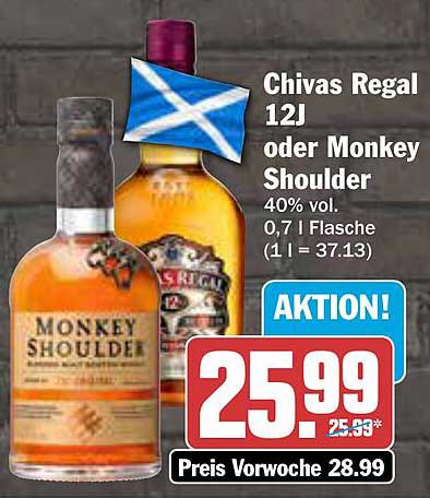 Chivas Regal 12J oder Monkey Shoulder