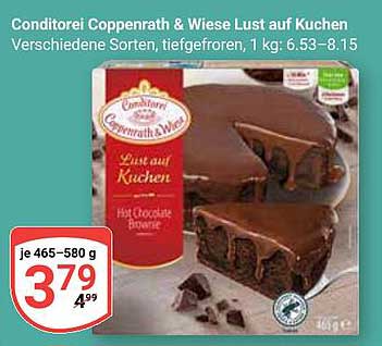 Conditorei Coppenrath & Wiese Lust auf Kuchen - verschiedene Sorten, tiefgefroren