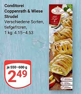 Conditorei Coppenrath & Wiese Strudel - Verschiedene Sorten, tiefgefroren