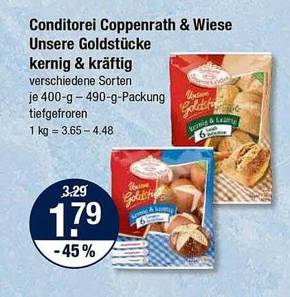 Conditorei Coppenrath & Wiese Unsere Goldstücke kernig & kräftig