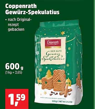 Coppenrath Gewürz-Spekulatius 600 g