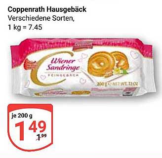Coppenrath Hausgebäck Wiener Sandringe 200 g