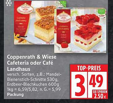 Coppenrath & Wiese Cafeteria oder Café Landhaus – Verschiedene Sorten