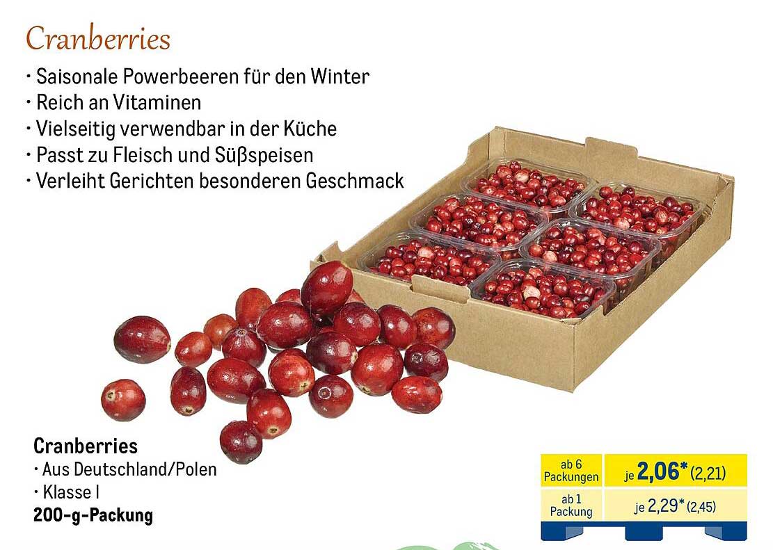 Cranberries - Saisonale Powerbeeren für den Winter