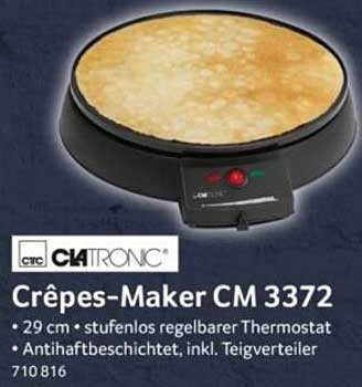Crêpes-Maker CM 3372