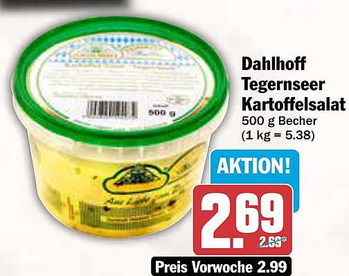 Dahlhoff Tegernseer Kartoffelsalat 500 g Becher