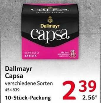 Dallmayr Capsa – verschiedene Sorten