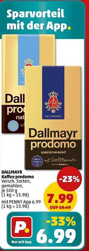 Dallmayr Kaffee prodomo 500 g