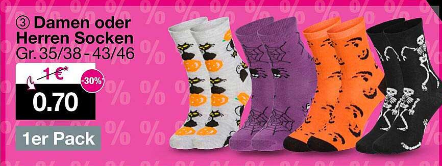 Damen oder Herren Socken - Gr. 35/38-43/46