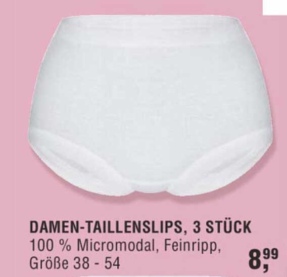 DAMEN-TAILLENSLIPS, 3 STÜCK